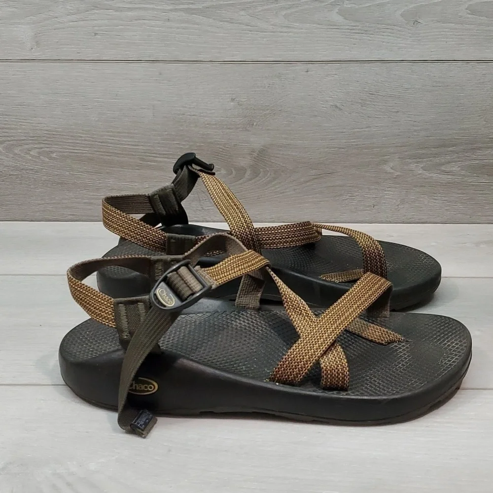 Chaco Mens Z/2 Classic Outdoor hiking Highland wood Sandals Flats shoes sz 12